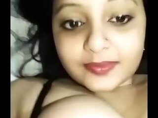 Randy Indian Woman Sucks Own Boobs